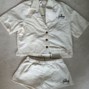 madhappy NWT summer collection terry cloth set